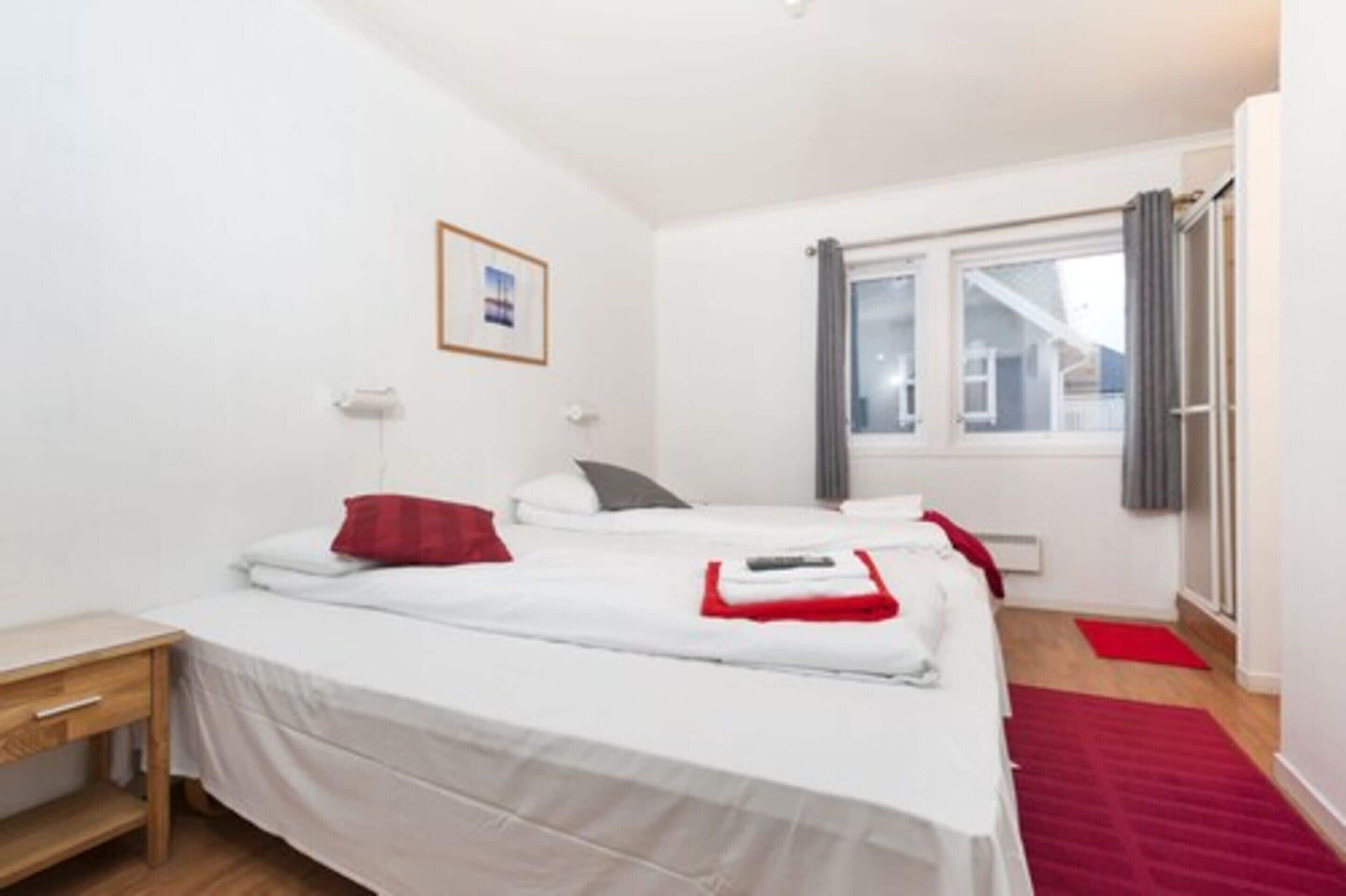 Desk, blackout curtains, iron/ironing board, free WiFi