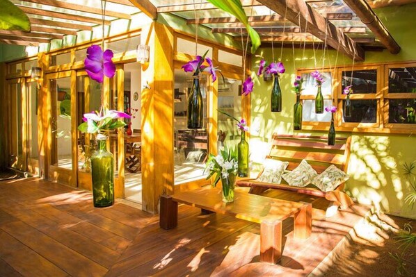 Terrace/patio - Pousada Raízes do Brasil (Porto Seguro)