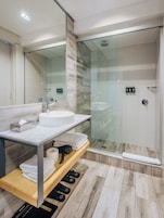 Free toiletries, hair dryer, bidet, towels