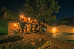 Front of property – evening/night