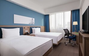 Twin Room, 2 Twin Beds | In-room safe, desk, soundproofing, iron/ironing board - Hampton by Hilton Astana Triumphal Arch (Astana)