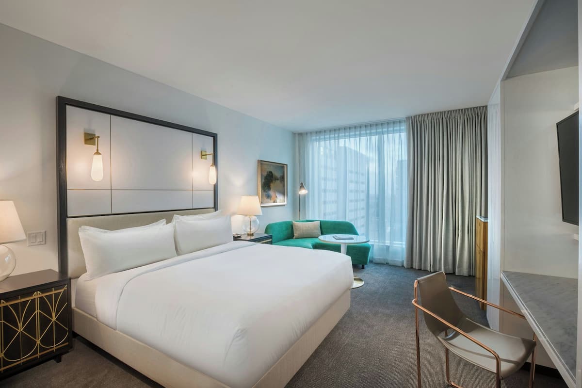 Room, 1 Katil Raja (King) | Cadar kapas Mesir, peralatan tempat tidur premium, tilam berlapik