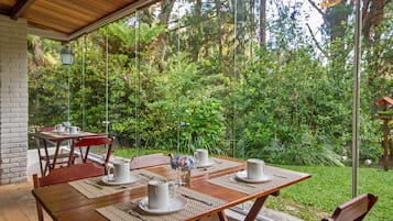 Opções para refeição ao ar livre