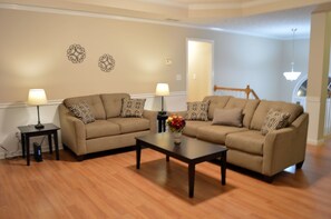 House, 5 Bedrooms | Living area | Flat-screen TV, fireplace - Opis Realty-Spacious Metro Atlanta Home (Conyers)