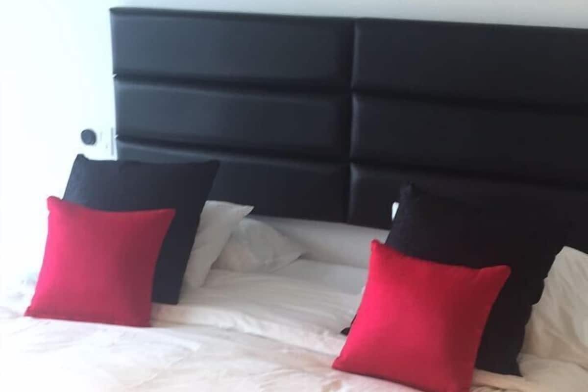 1 habitación y ropa de cama de alta calidad