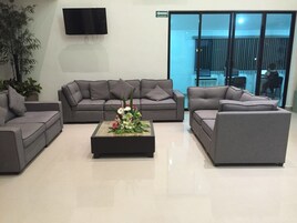 Sala de estar en el lobby