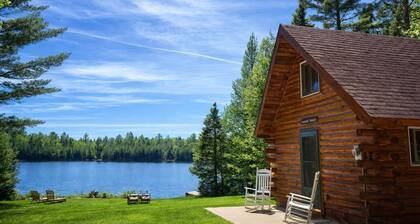 Log Cabin Rental! Quiet, Peaceful & Private Lakefront. Dog Friendly!