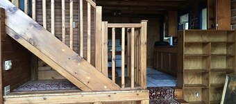 Log Cabin - Ice Fish on Long Lake