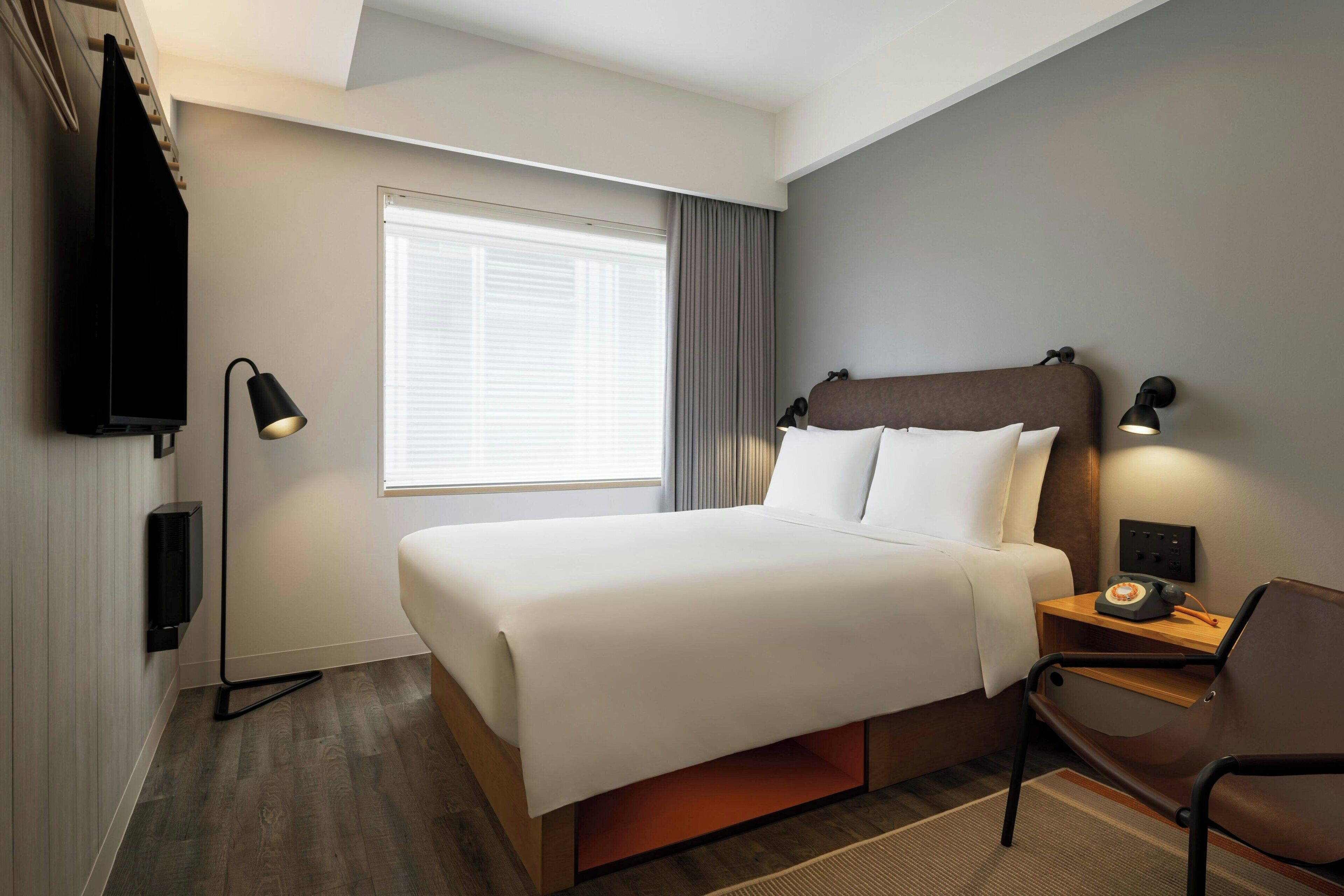 룸, 퀸사이즈침대 1개 | 책상, 노트북 작업 공간, 무료 WiFi, 침대 시트