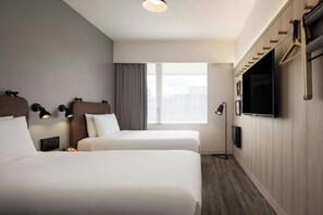 Room, 2 Single Beds | Desk, laptop workspace, free WiFi, bed sheets - Moxy Tokyo Kinshicho (Tokyo)