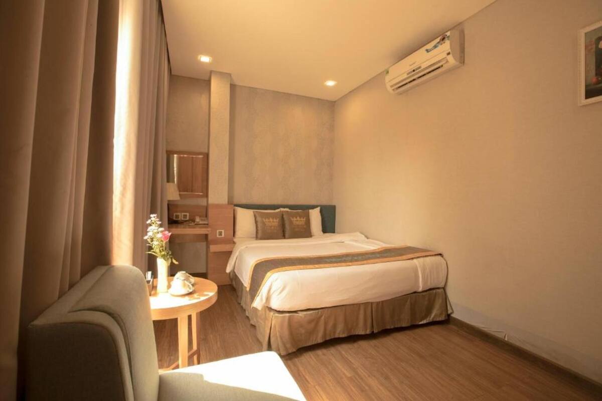 Chambre Double Deluxe (with Window) | Bureau, Wi-Fi gratuit, draps fournis