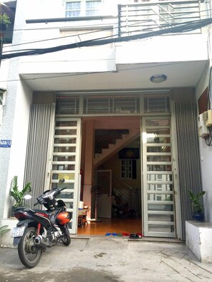 Façade de l’hébergement