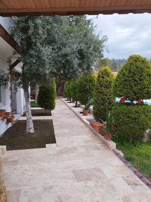 Overnatningsstedets facade