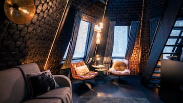 Komsio Glass Igloo Suite | บริเวณนั่งเล่น