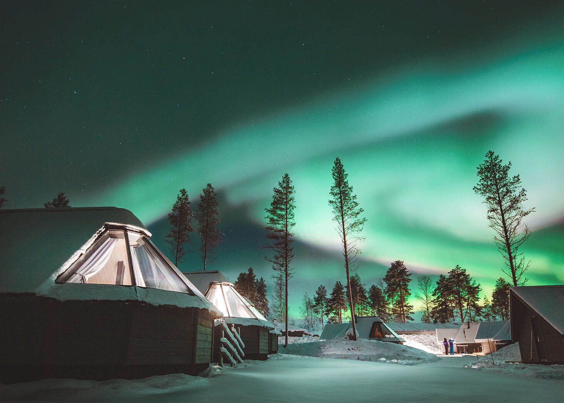 aurora cabin king | view from room