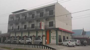 Majoituspaikan julkisivu