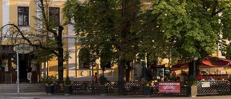 Façade de l’hébergement