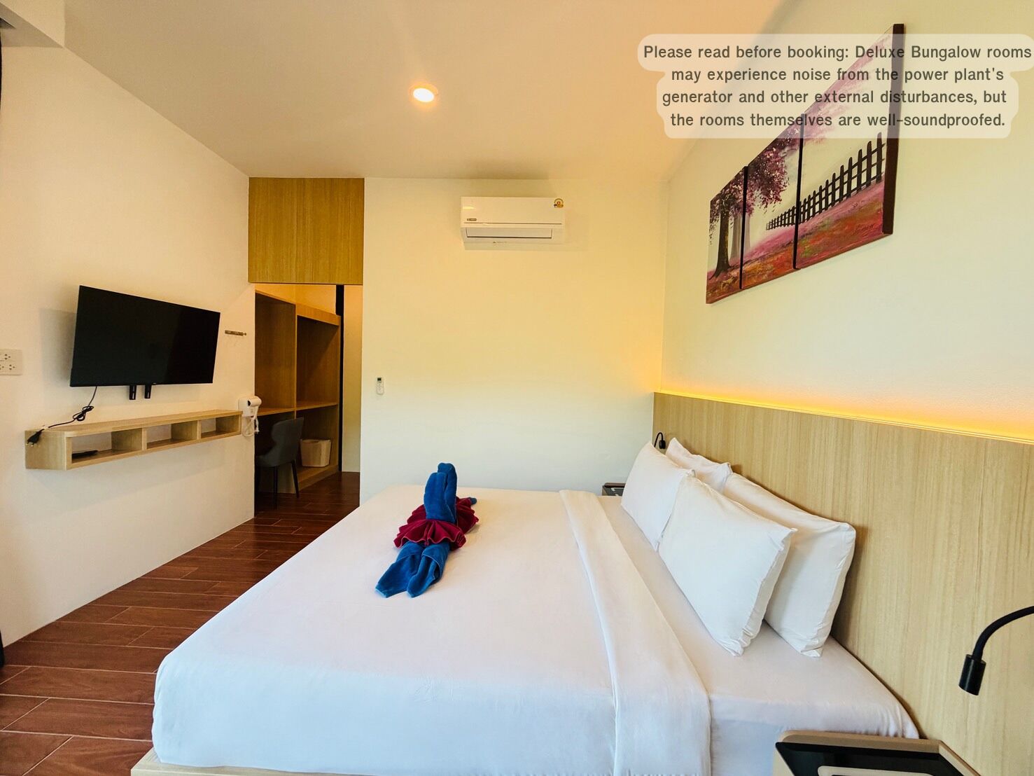Bungalow, Balcony, Mountain View | Minibar, in-room safe, desk, blackout curtains