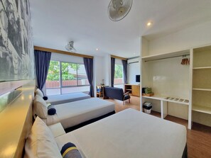 ห้องทริปเปิล | เครื่องนอนระดับพรีเมียม, ตู้นิรภัยในห้อ�งพัก, Wi-Fi ฟรี