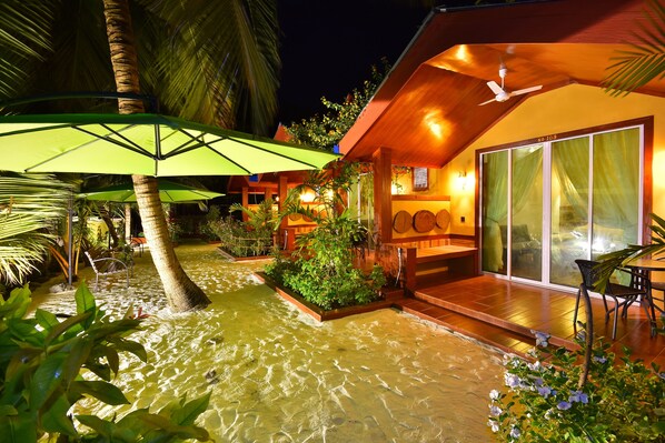 Family Bungalow, 1 Bedroom, Garden View, Garden Area | Terrace/patio - Beach Villa Ukulhas (Ukulhas)