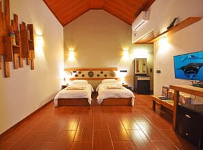 Superior Bungalow, 1 Double or 2 Twin Beds, Garden View, Garden Area | 1 bedroom, minibar, individually decorated, individually furnished - Beach Villa Ukulhas (Ukulhas)