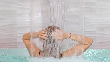 Indoor pool, open 7:30 AM to 10:00 AM, sun loungers