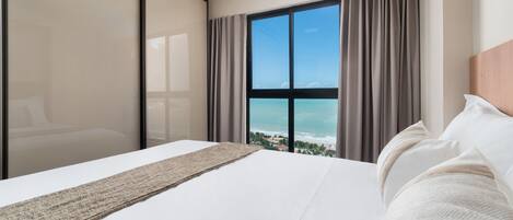 公寓, 2 间卧室, 阳台, 海景 | 2 多间卧室、遮光窗帘、熨斗/熨衣板、免费 WiFi