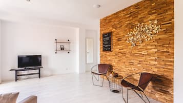 Familien-Suite, 2Â Schlafzimmer, Parkblick | Wohnbereich