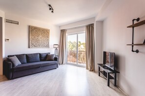 Suite familiar, 2 habitaciones, vistas al parque | 1 dormitorio, sábanas de algodón egipcio, ropa de cama de alta calidad
