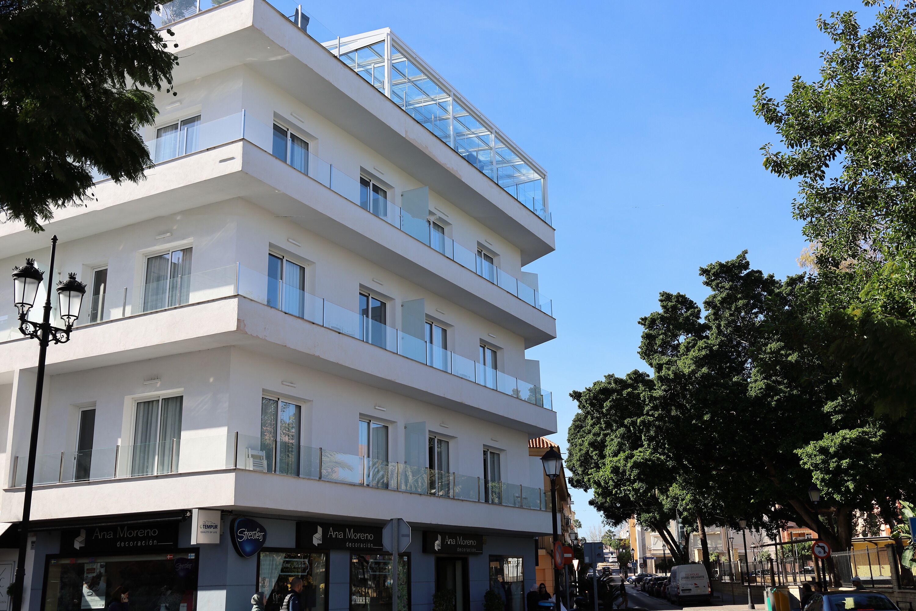 front of property – evening/night