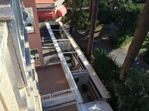 Blick von der Unterkunft