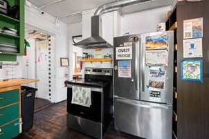 Shared fridge, microwave