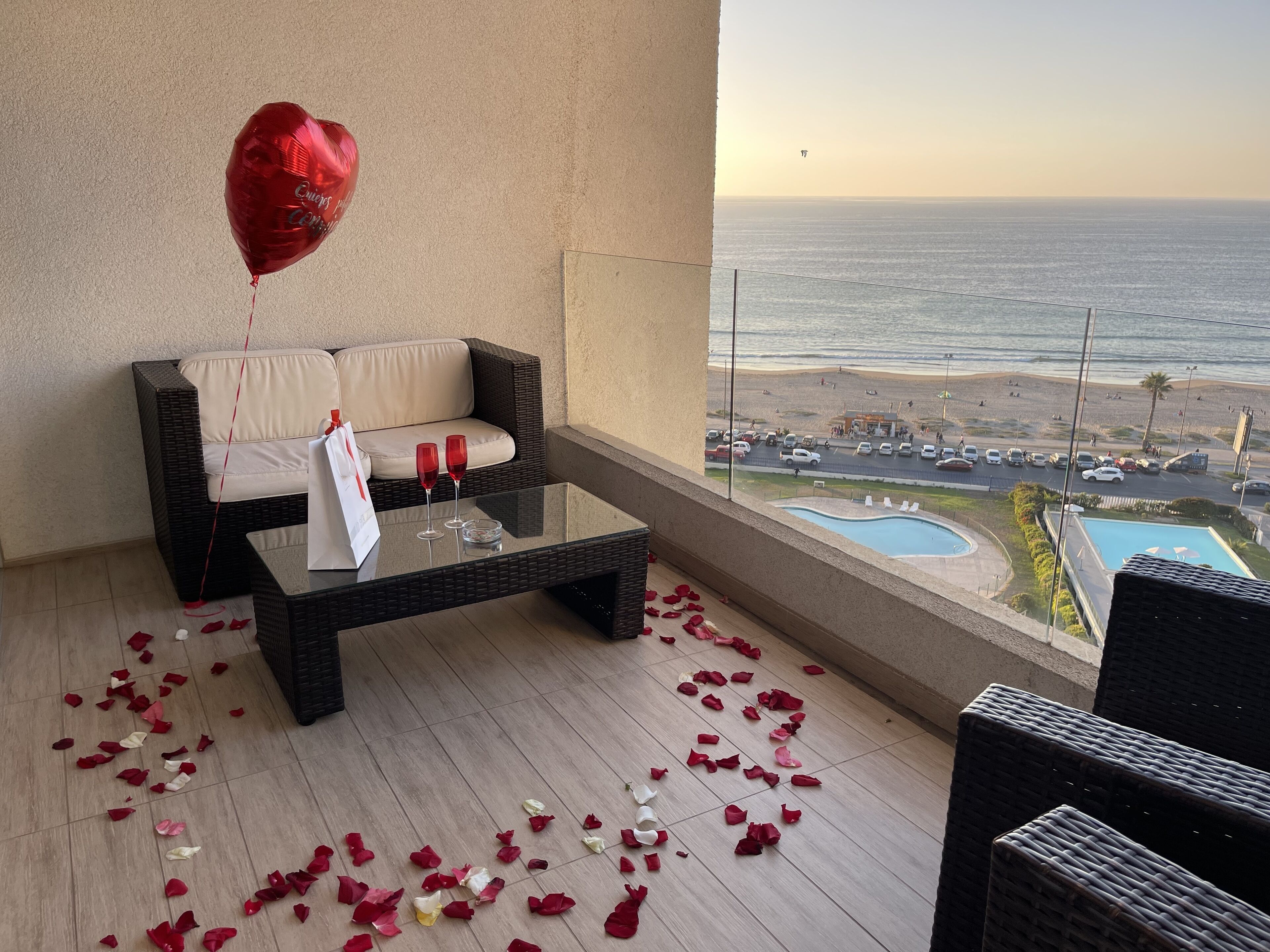 Honeymoon Apartment, 1 Queen Bed, Accessible, Beachfront | Terrace/patio