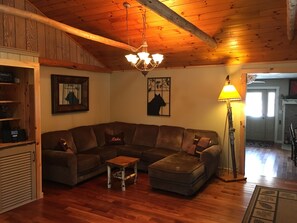 智能電視、壁爐、電子遊戲、DVD 播放機