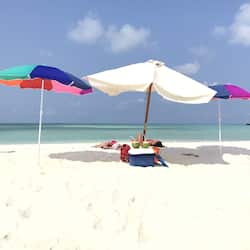 Plage, sable blanc