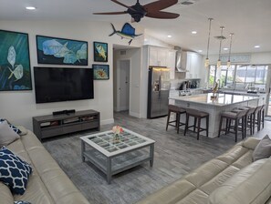 Smart TV, Netflix, books, streaming services