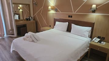 Pillow-top beds, iron/ironing board (on request), free WiFi