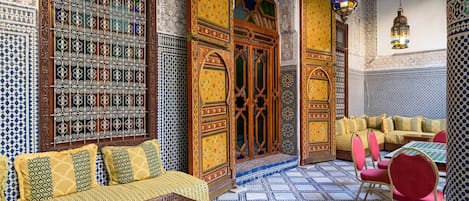 Lobby sitting area