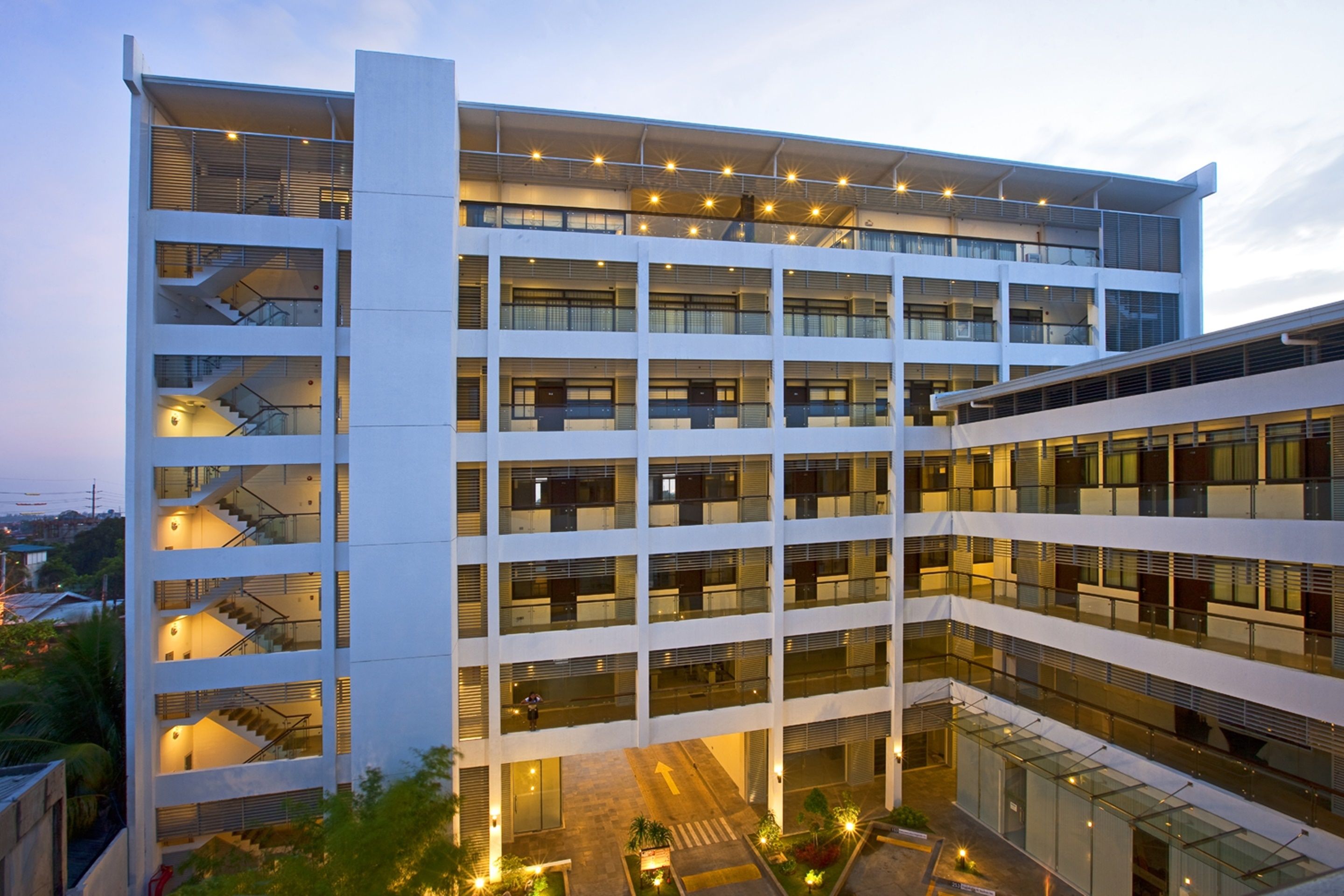 front of property – evening/night