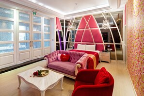 Luxury Double Room, 1 King Bed, Patio (21:00 check in) | View from room - Affair Motel (Taichung)