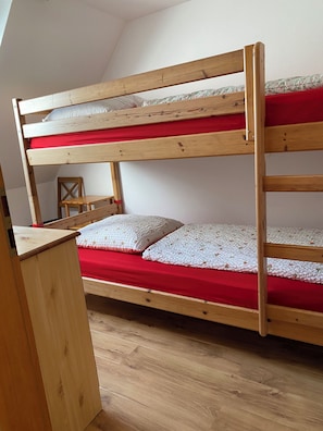 2 bedrooms, iron/ironing board, travel crib, free WiFi