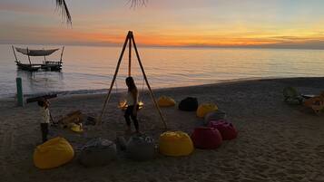 Ubicación a pie de playa, buceo con tubo y kayak