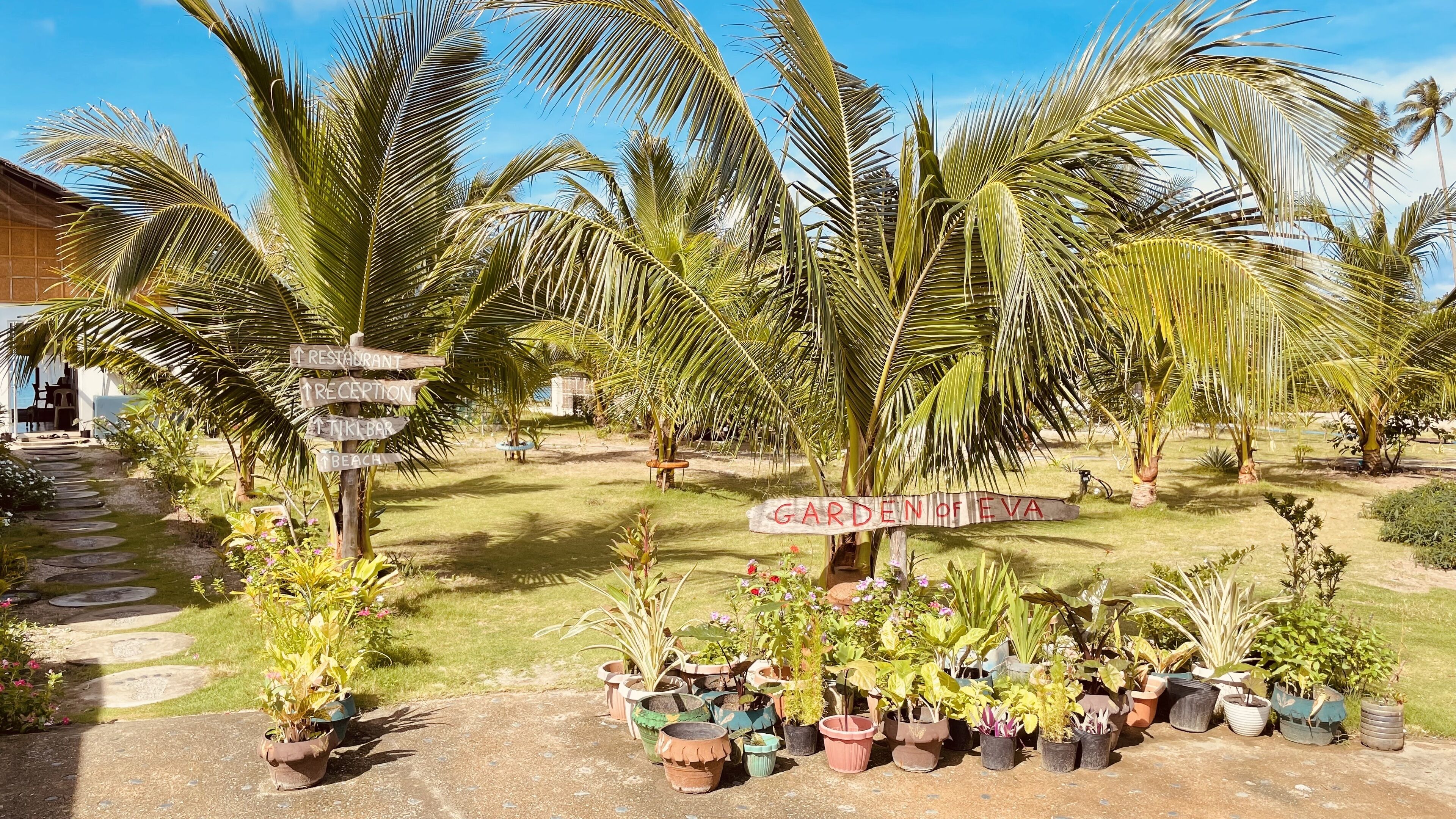 native bungalow (fan) | view from room