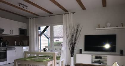 4 * Pure relaxation! near Plauer See, cyclist, sauna
