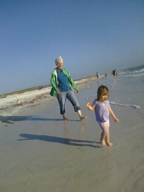 Am Strand, Strandtücher