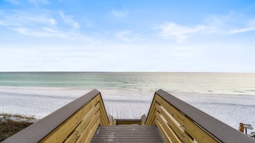 Beach nearby, sun-loungers