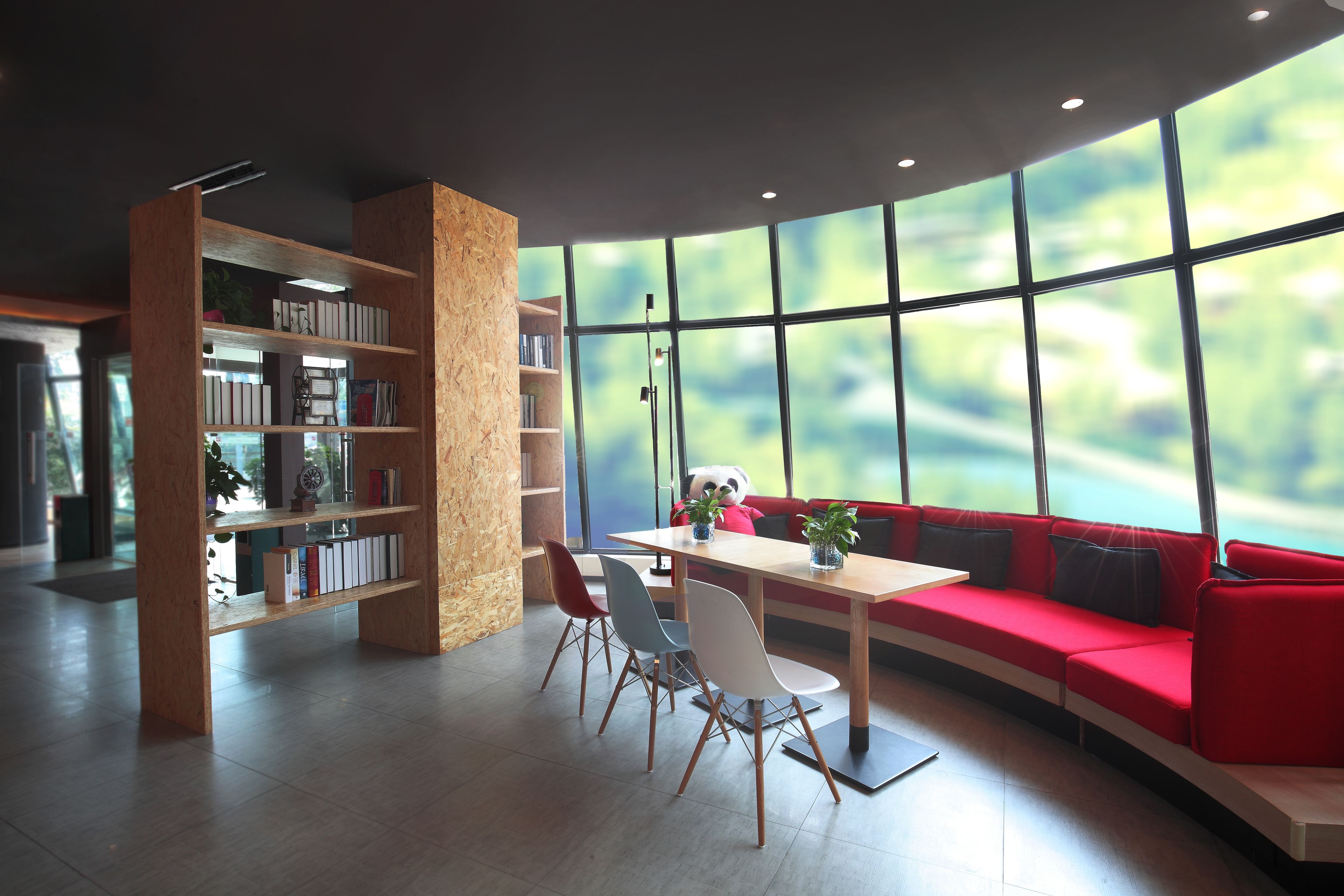 Sala de estar en el lobby