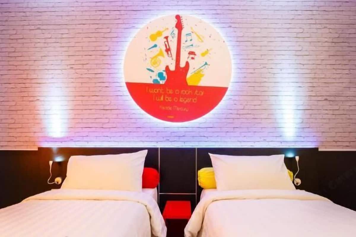 1 bilik tidur, peralatan tempat tidur premium, Wi-fi percuma