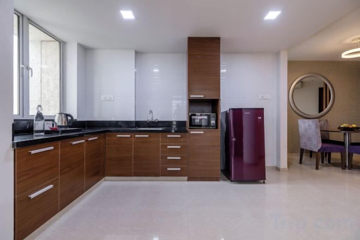 Private kitchen | Refrigerator (on request), microwave