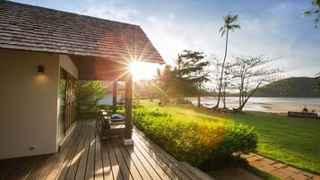 Beachfront Family Villa | View from room